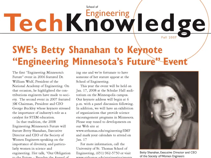 TechKnowledge newsletter front page