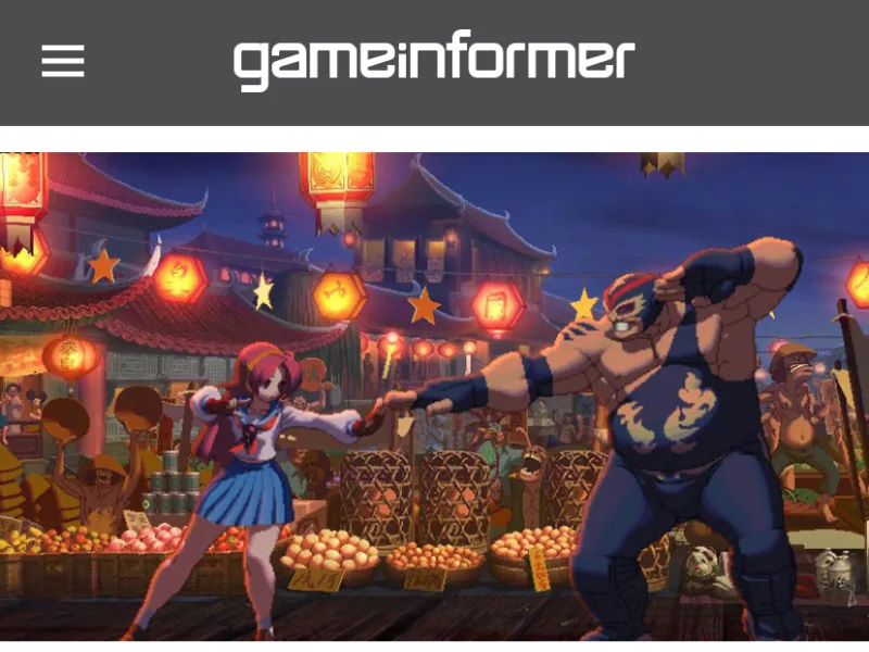 Screenshot of an article on the Game Informer mobile app.